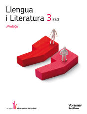 Portada de LLENGUA I LITERATURA 3 ESO AVANÇA ELS CAMINS DEL SABER