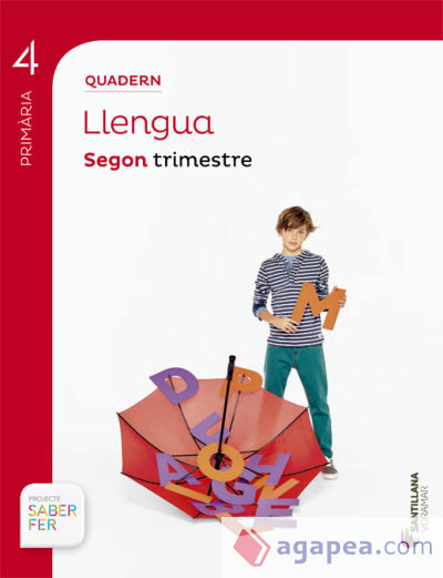 QUADERN LLENGUA 4 PRIMÀRIA 2 TRIM SABER FER