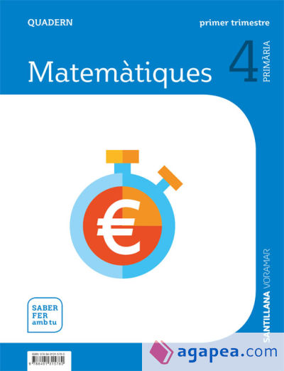 QUADERN MATEMATIQUES 4 PRIMARIA 1 TRIM SABER FER AMB TU