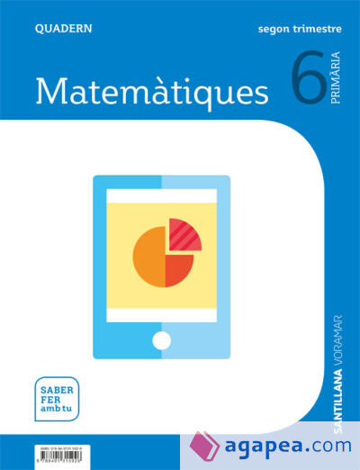 QUADERN MATEMATIQUES 6 PRIMARIA 2 TRIM SABER FER AMB TU