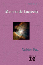 Portada de Materia de Lucrecio