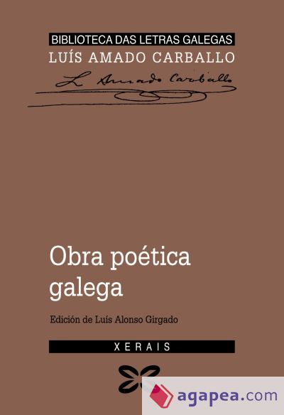 Obra poética galega Luís Amado Carballo