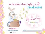 Portada de Papapapú. A bolsa das letras 1. Cuadricula