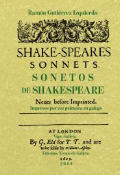 Portada de Sonetos de Shakespeare