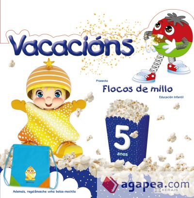 Flocos de millo. Vacacións 5 anos