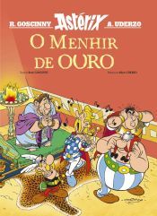 Portada de O Menhir de Ouro. Ast&eacute;rix