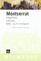 Portada de Montserrat. Llegendari, cançons, odes