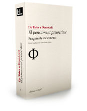 Portada de PENSAMENT PREOCRATIC DE TALES A DEMOCRIT (2 ED.)