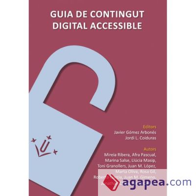 Guia de contingut digital accessible. (Ebook)