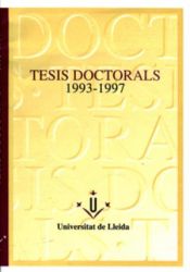 Portada de Tesis doctorals 1993-1997