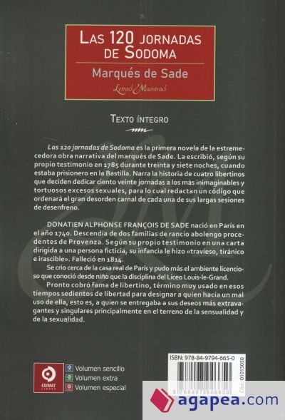 LAS 120 JORNADAS DE SODOMA