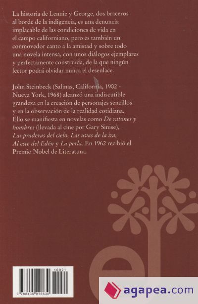 De ratones y hombres (bolsillo) De ratones y hombres (bolsillo)