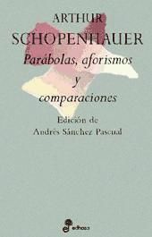 Portada de Parabolas, aforismos y comparaciones