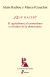 Portada de QUE HACER, de Alain Badiou