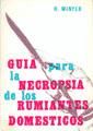 Portada de Guía para la necropsia de los rumiantes domésticos