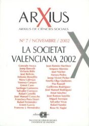 Portada de ARXIUS CIENCIES SOCIALS NÂº 7. SOCIETAT VALENCIANA 2002