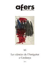 Portada de Les ci&egrave;ncies de l'antiguitat a Catalunya