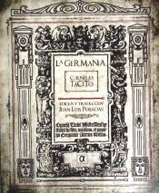 Portada de GERMANIA CORNELIO TACITO