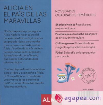 Alicia en el país de las maravillas (cuadrados de diversión)