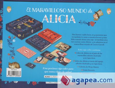 Caja maravilloso mundo de Alicia