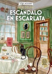 Portada de Esc&aacute;ndalo en escarlata (Cozy Mystery)