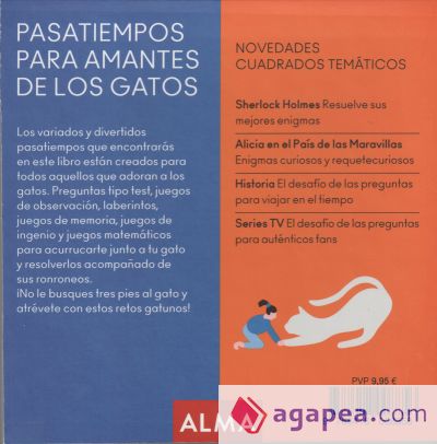 Pasatiempos para amantes de los gatos