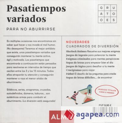 Pasatiempos variados para no aburrirse Pasatiempos variados para no aburrirse