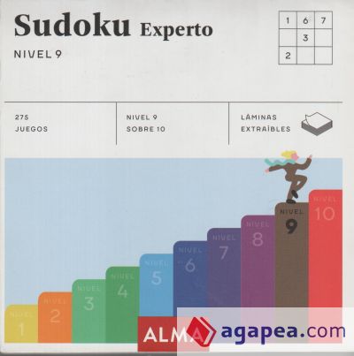 Sudoku Experto. Nivel 9 (cuadrados de diversión)