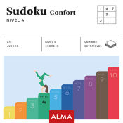 Portada de Sudoku confort. Nivel 4 (cuadrados de diversión)