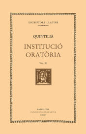 Portada de Institució oratòria (vol. XI)