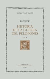 Portada de Història de la Guerra del Peloponnès, vol. III: llibre III