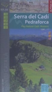 Portada de Serra del Cadí-Pedraforca, Mixeró. Escala 1:25.000. Mapa excursionista. Editorial Alpina