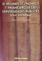 Portada de El Régimen Económico y Financiero de las Universidades Públicas