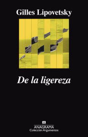 Portada de De la ligereza