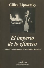 Portada de El imperio de lo efímero