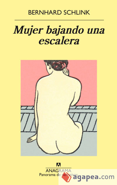 Mujer bajando una escalera