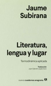 Portada de Literatura, lengua y lugar