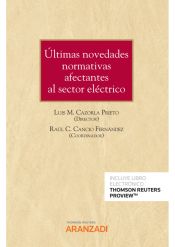 Portada de ?ltimas novedades normativas afectantes al sector el?ctrico