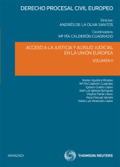 Portada de Acceso a la justicia y auxilio judicial en la Unión Europea (Volumen II)