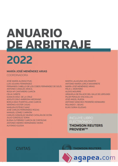Anuario de Arbitraje 2022 (Papel + e-book)