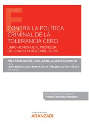 Portada de Contra la pol?tica criminal de tolerancia cero