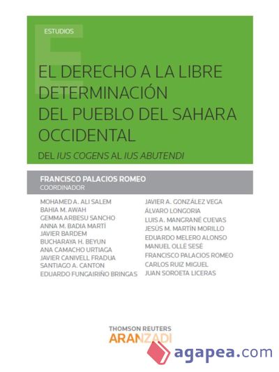 Derecho a la libre determinación del pueblo del sahara occidental-del ius cogens