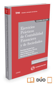 Portada de Ejercicios prácticos de contabilidad financiera y de sociedades