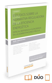 Portada de Estudios sobre la normativa reguladora de la eficiencia energética