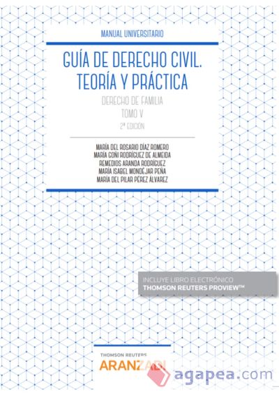 GUÍA DE DERECHO CIVIL. TEORÍA Y PRÁCTICA. TOMO V