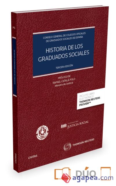 Historia de los graduados sociales ( Papel + e-book )