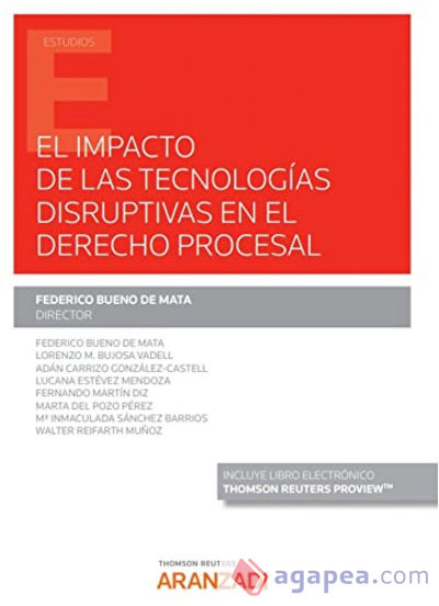 Impacto de las tecnolog?as disruptivas en el derecho procesal, El