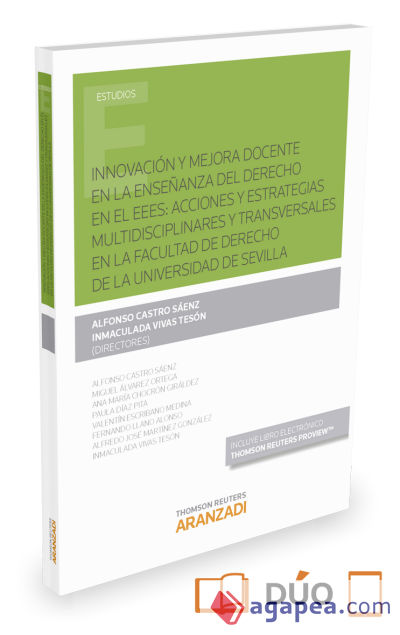 Innovación y mejora docente en la enseñanza del derecho en el eees: acciones y e