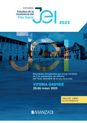 Portada de Jornadas. Vitoria-Gasteiz (25-26 mayo 2023). Estudios de la insolvencia del País Vasco (Papel + e-book)