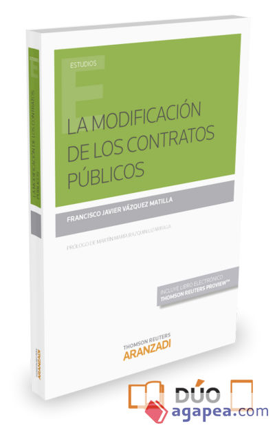 La modificación de los contratos públicos